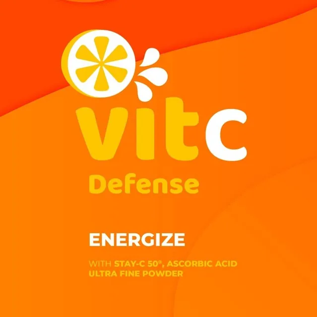 Vitamine C Defense - Complément énergisant avec acide ascorbique ultra-fin en poudre