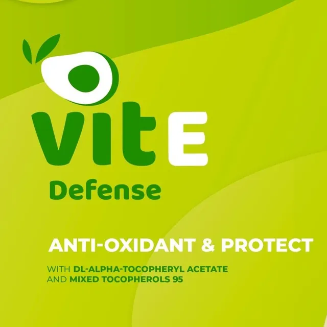 VitE Defense - Ingrédient antioxydant et protecteur avec DL-alpha-tocophéryl acétate et tocophérols mixtes 95
