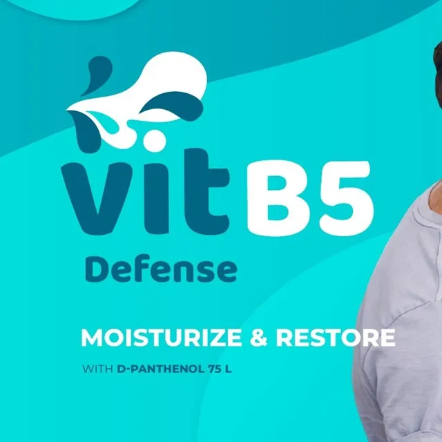 Vitamine B5 Defense - Ingrédient cosmétique hydratant et réparateur avec D-Panthenol 75L